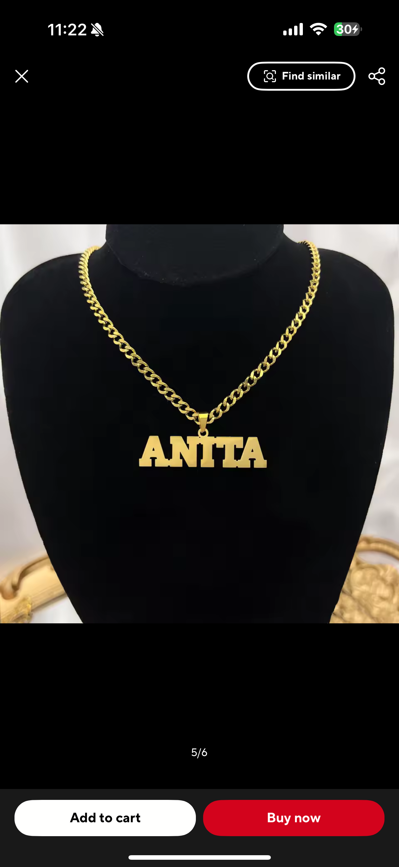 Custom order 3 inch khanda with chain