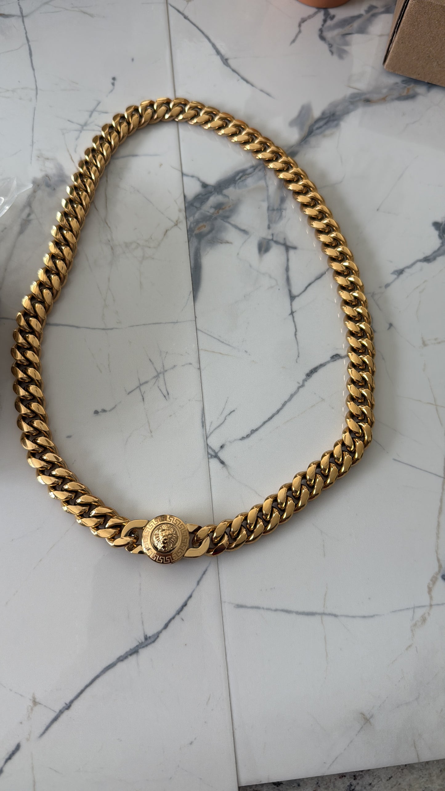 Men chain gold plated