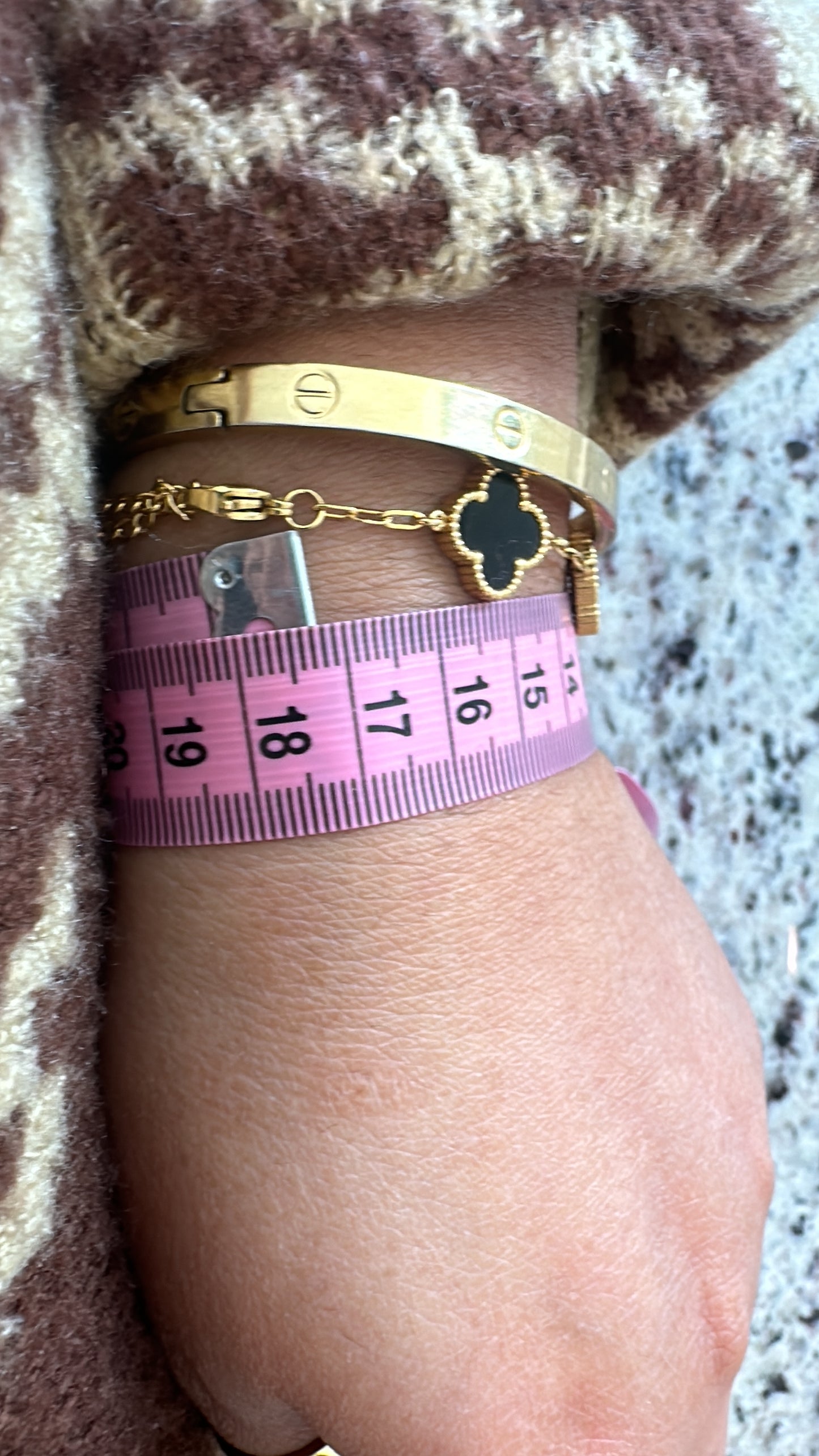 Snake bracelet with ring