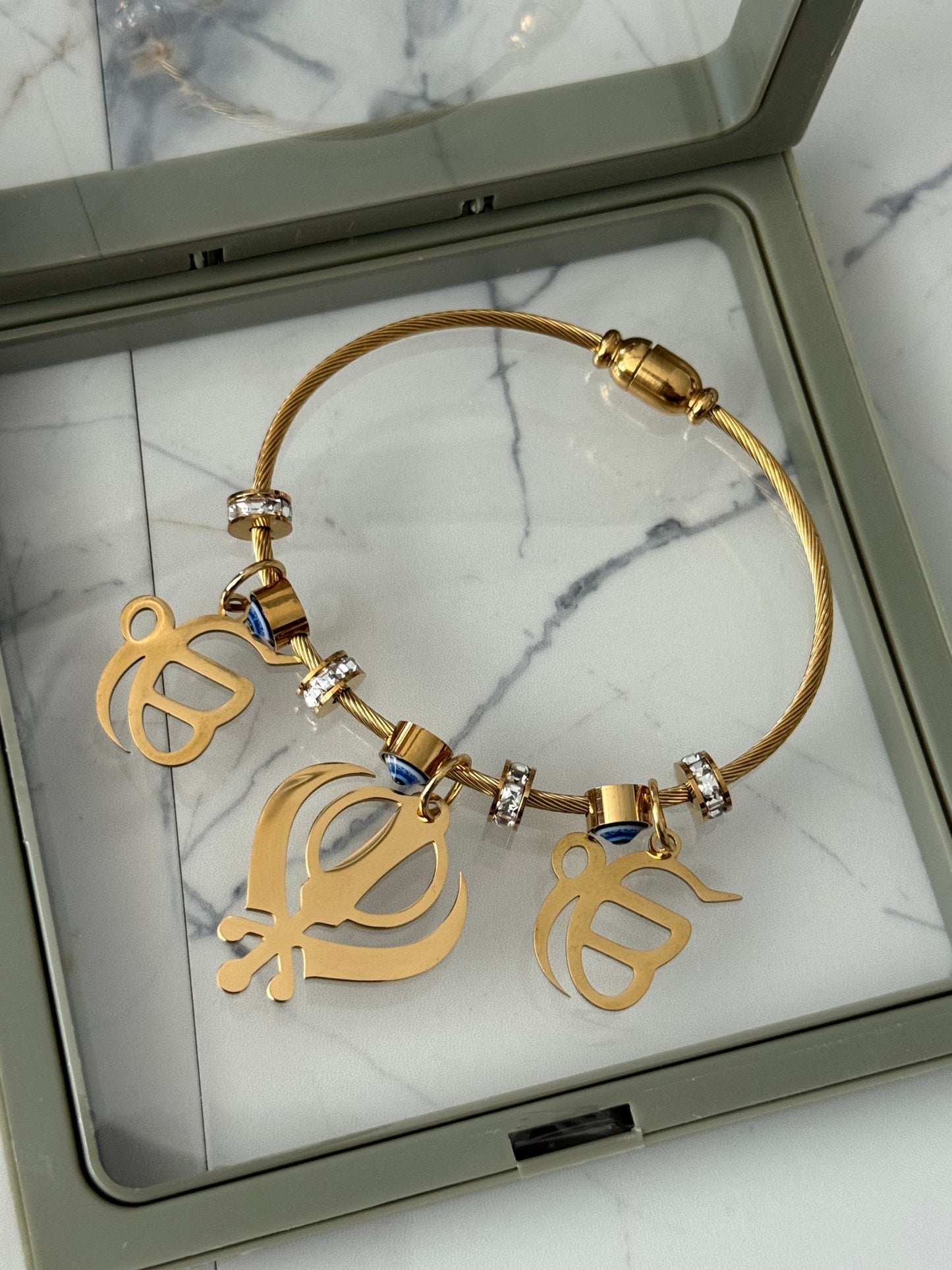 Evil eye bangle