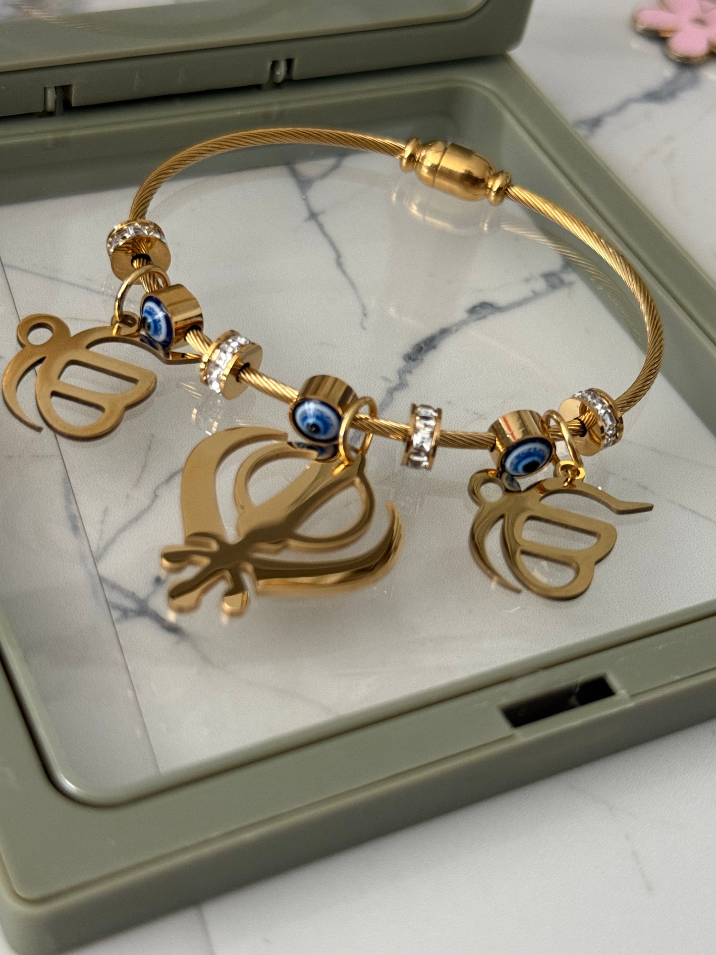 Evil eye bangle