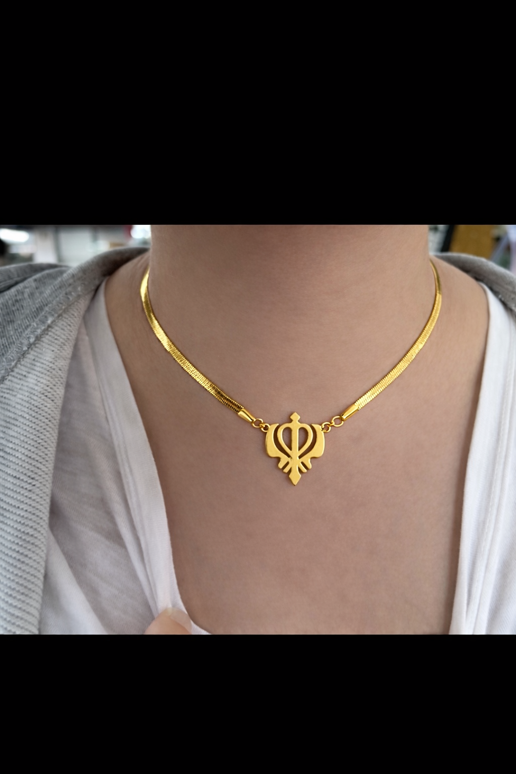 Khanda necklace