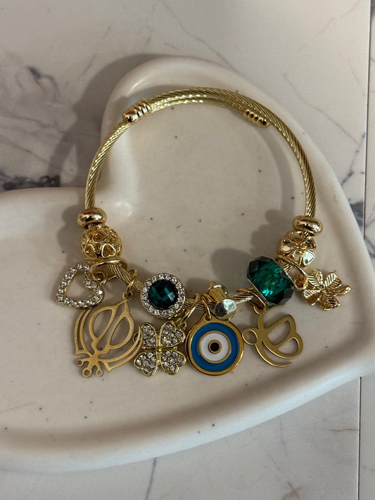 Waheguru charm bangle