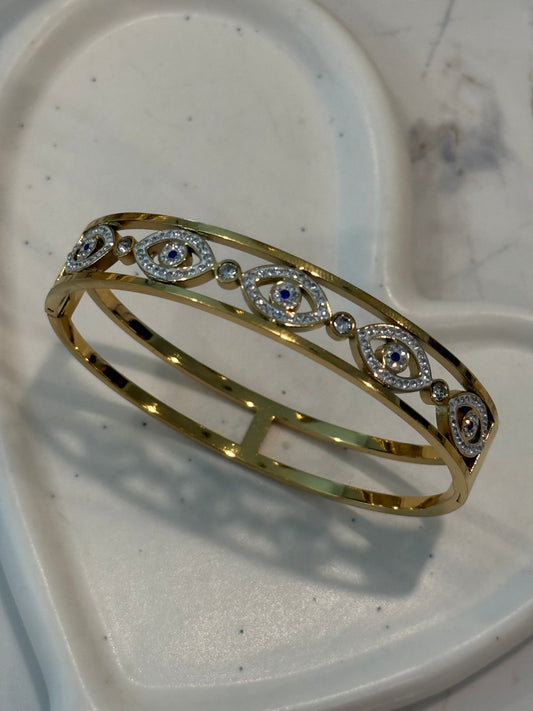 Evil eye bangle