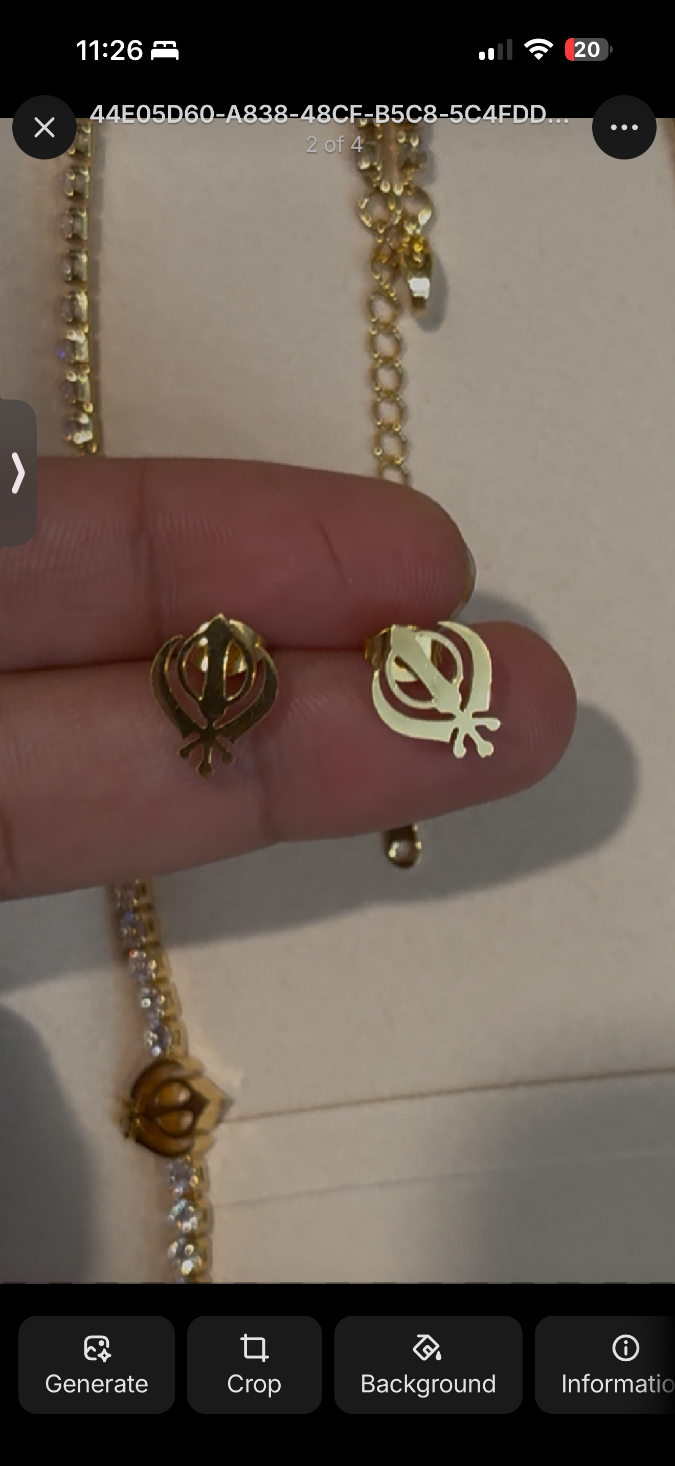 5 khanda necklace