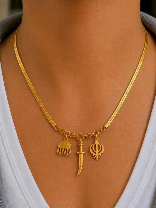 Khanda kirpan kanga