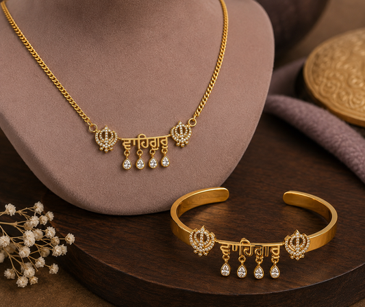 Waheguru neckalce bracelet