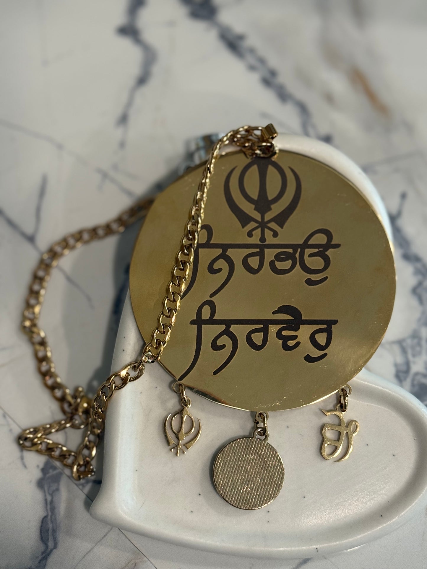 Baba deep singh g car hanging