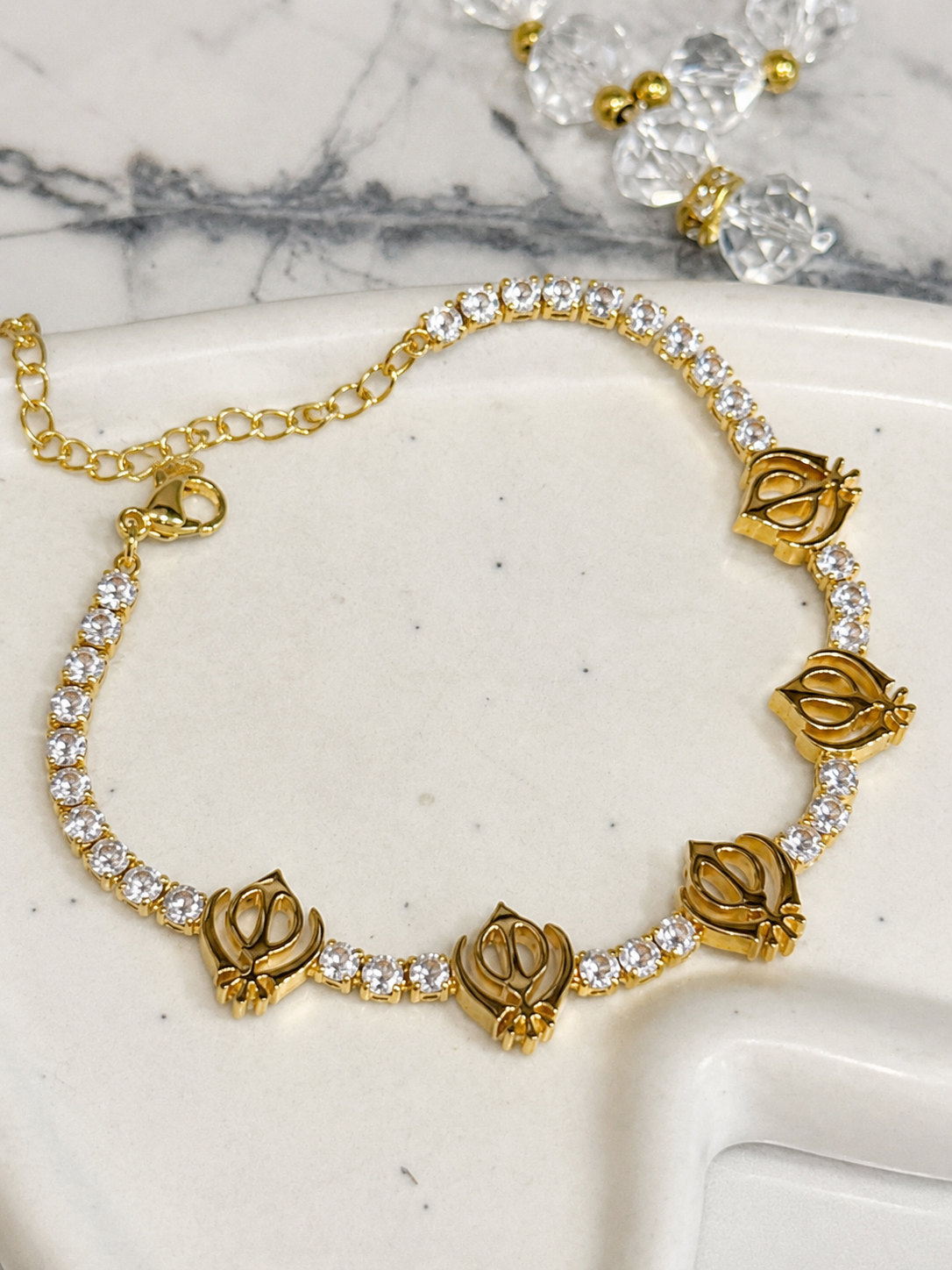 5 khanda necklace