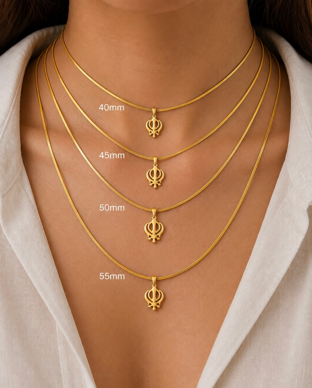 Khanda with small chain