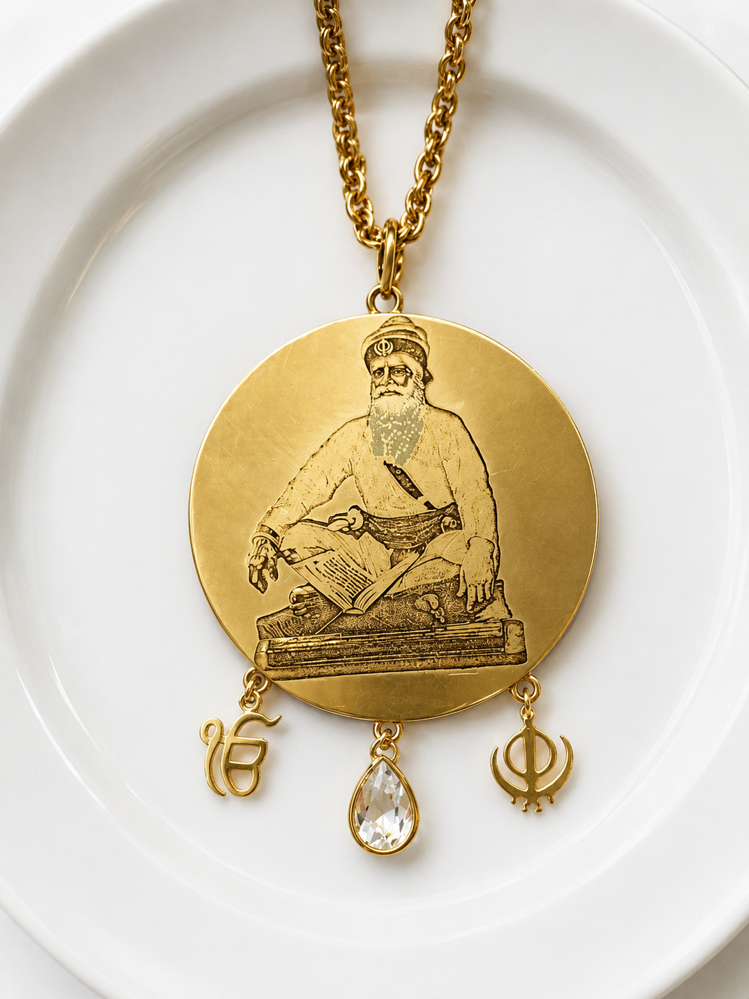 Car hanging baba deep Singh g