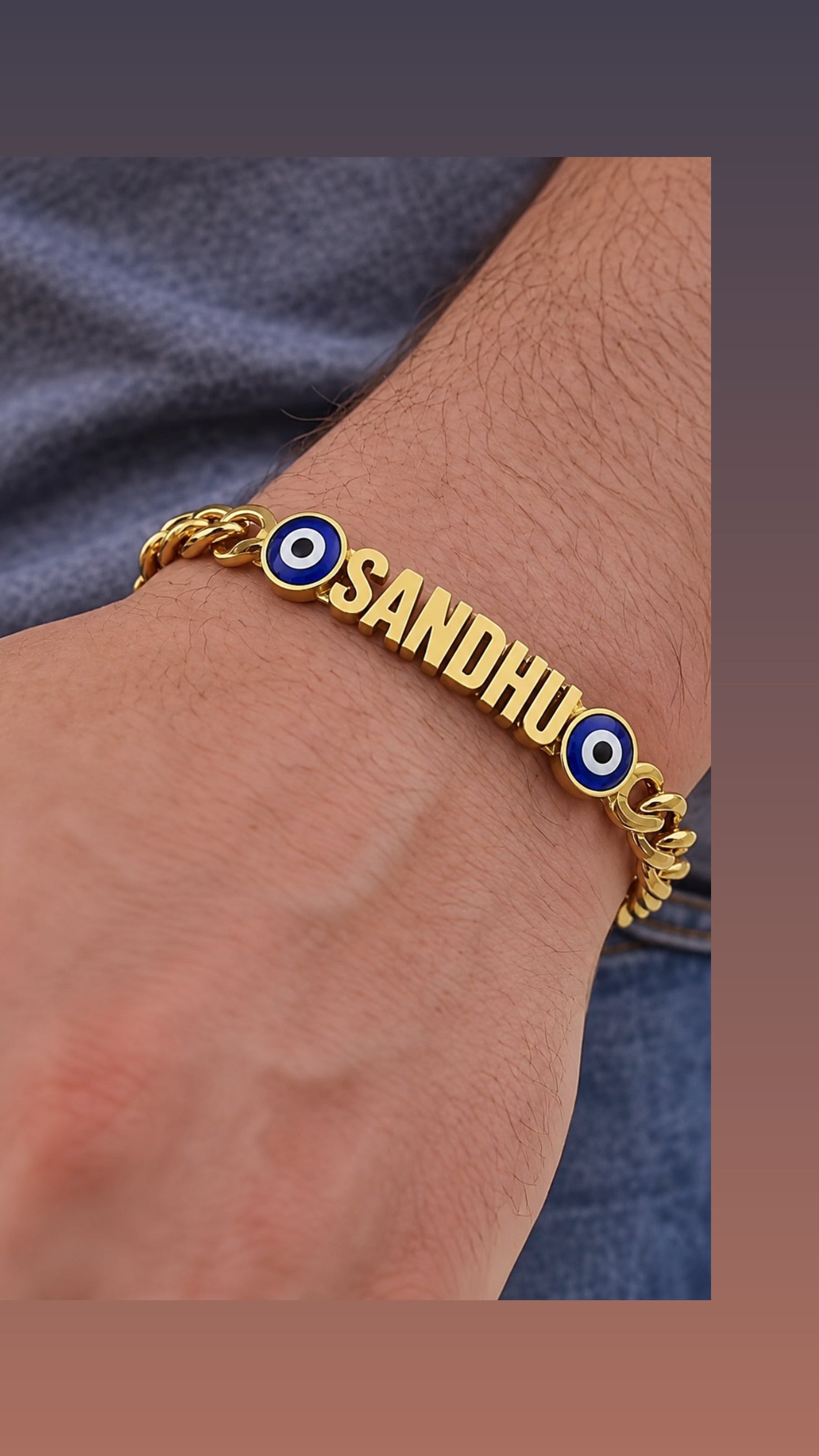 Evil eye with sandhu