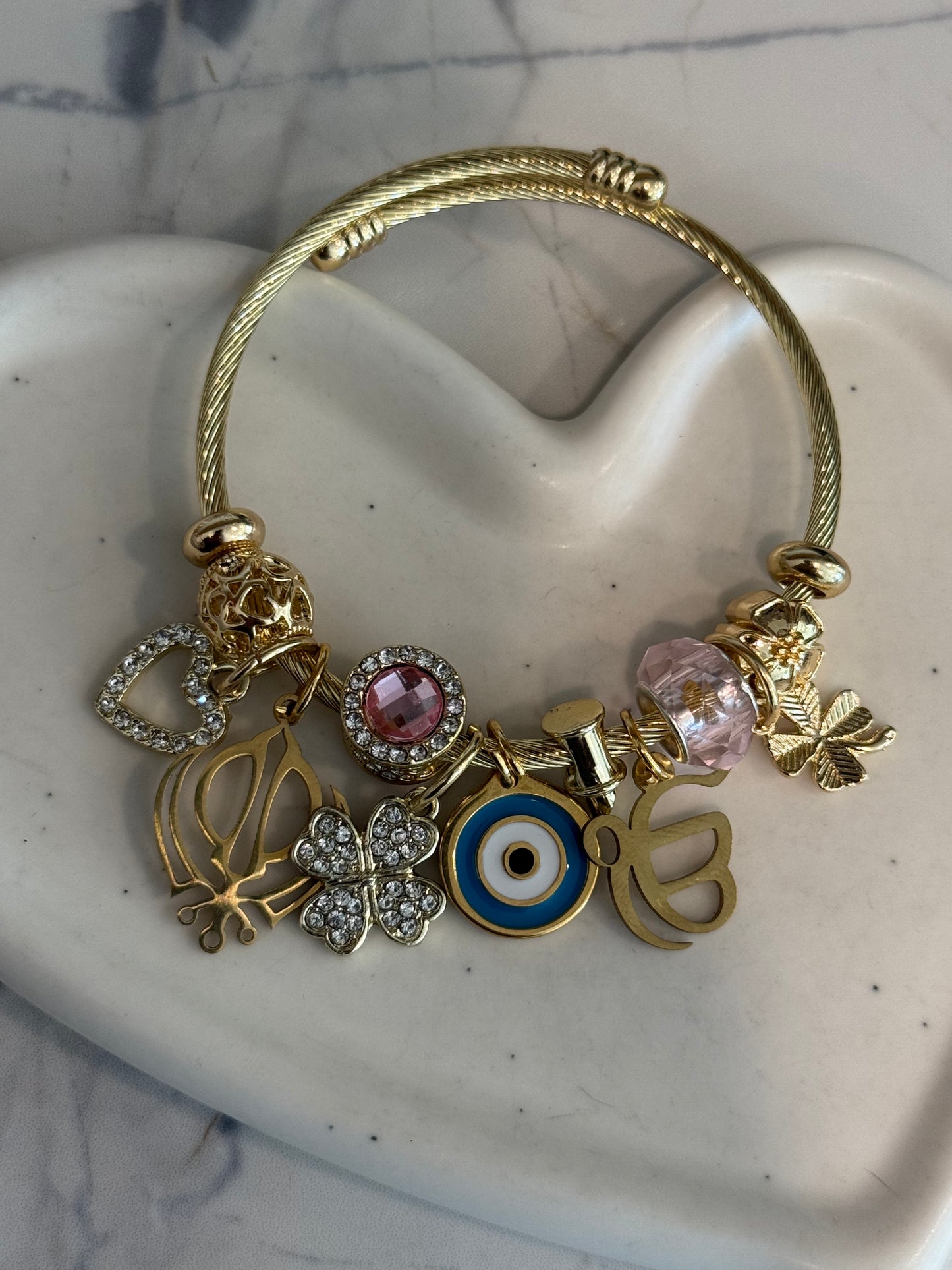 Waheguru charm bangle