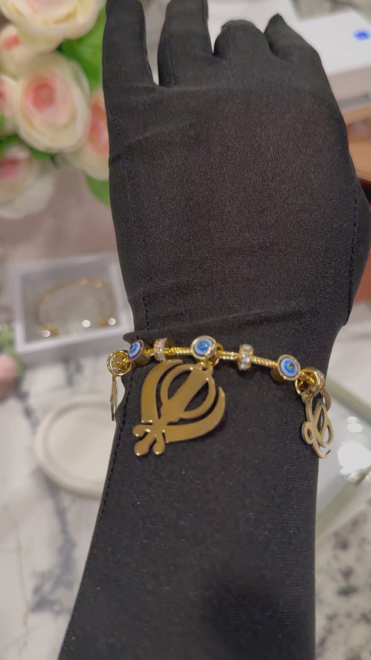 Evil eye bangle