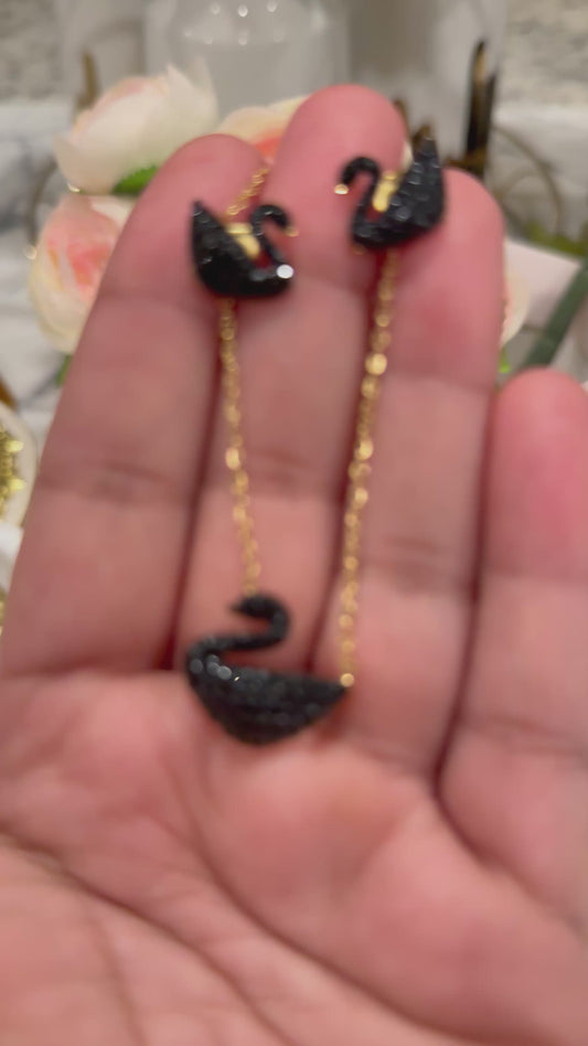 Swan necklace